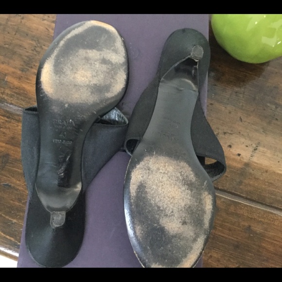Prada Black Sandals - Picture 7 of 10